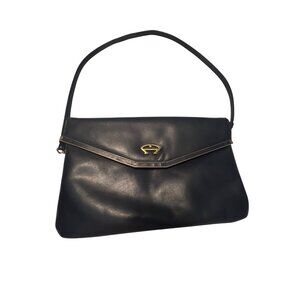 Etienne Aigner Vintage Classic Navy Blue Shoulder / Crossbody / Clutch Bag